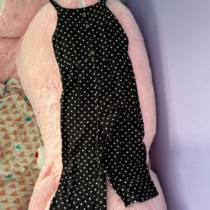 Kids black jumper with white dots